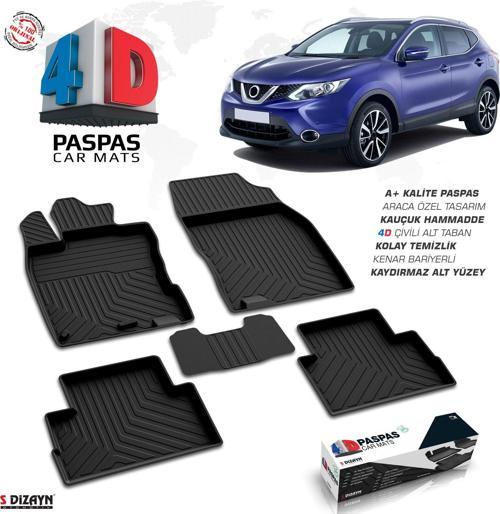 Nissan Qashqai 2 4D Havuzlu Paspas 2014-2021 A+Kalite