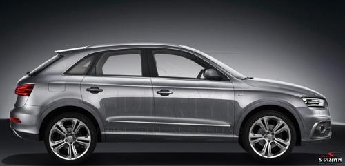 Audi Q3 Kapı Koruma Çıtası Krom 2012 Üzeri