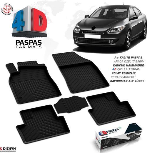 Renault Fluence 4D Havuzlu Paspas 2010 ve Üzeri A+Kalite