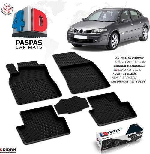 Renault Megane 2 SD 4D Havuzlu Paspas 2002-2008 A+Kalite