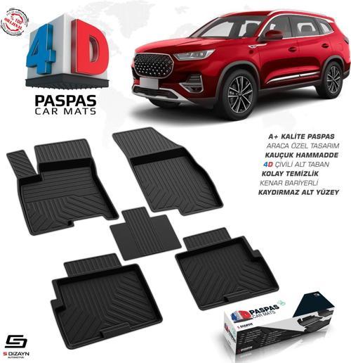 Chery Tiggo 8 Pro 4D Havuzlu Paspas 2022 Üzeri A+Kalite