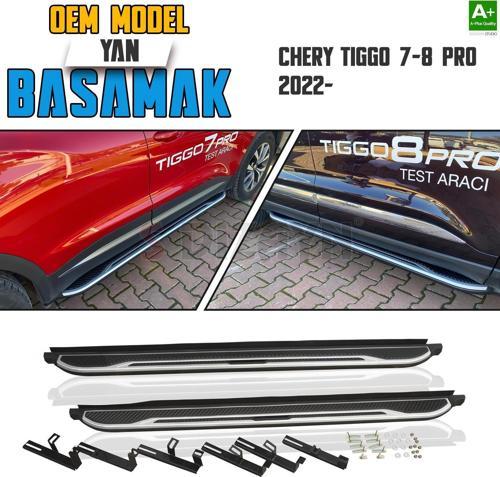 Chery Tiggo7/8 Pro OEM Stil Yan Basamak Seti 2022 Üzeri A+ Kalite