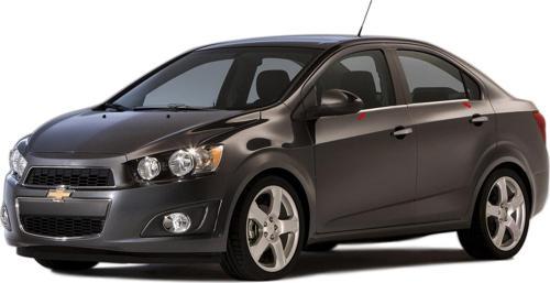 Chevrolet Aveo 2 SD Krom Cam Çıtası 4 Prç. 2011-2020
