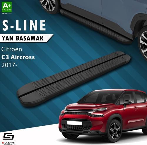 Citroen C3 Aircross S-Line Siyah Yan Basamak 183 Cm 2017 Üzeri