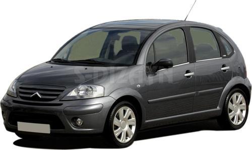 Citroen C3 Krom Cam Çıtası 4 Prç 2002-2009