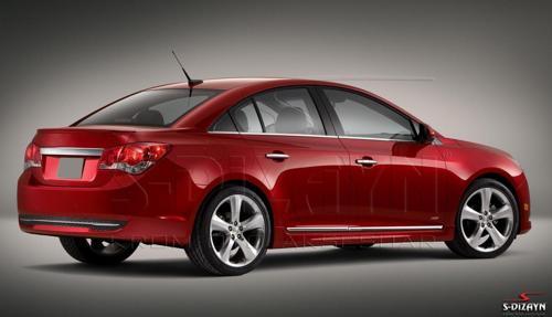 Chevrolet Cruze SD Kapı Koruma Çıtası Krom 2011-2019