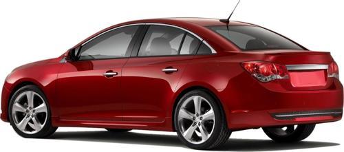 Chevrolet Cruze SD Krom Cam Üst Çıtası 6 Prç 2009-2019