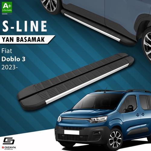 Fiat Doblo 3 Uzun Şase S-Line Aluminyum Yan Basamak 213 Cm 2023 Üzeri