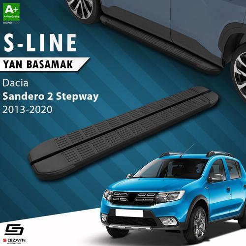 Dacia Sandero 2 Stepway S-Line Siyah Yan Basamak 173 Cm 2013-2020