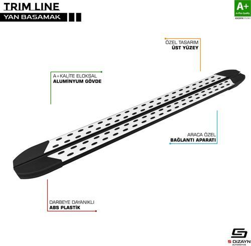 Dacia Sandero 2 Stepway TrimLine Gri Yan Basamak 183 Cm 2013-2020