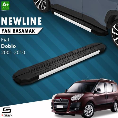 Fiat Doblo Uzun Şase NewLine Aluminyum Yan Basamak 223 Cm 2001-2010