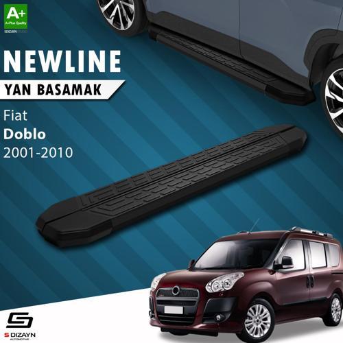 Fiat Doblo Uzun Şase NewLine Siyah Yan Basamak 223 Cm 2001-2010