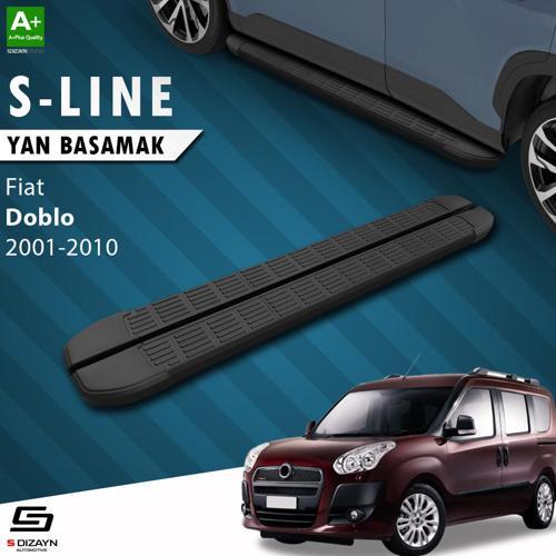 Fiat Doblo Uzun Şase S-Line Siyah Yan Basamak 223 Cm 2001-2010
