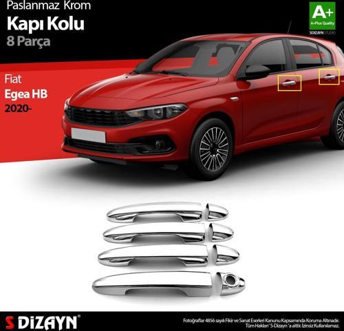 Fiat Egea HB Krom Kapı Kolu 8 Prç. 2020 Üzeri