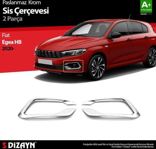 Fiat Egea HB Krom Sis Çerçevesi 2 Prç. 2020 Üzeri