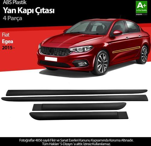Fiat Egea ABS Plastik Yan Kapı Koruma Çıtası 2015 Üzeri A+ Kalite