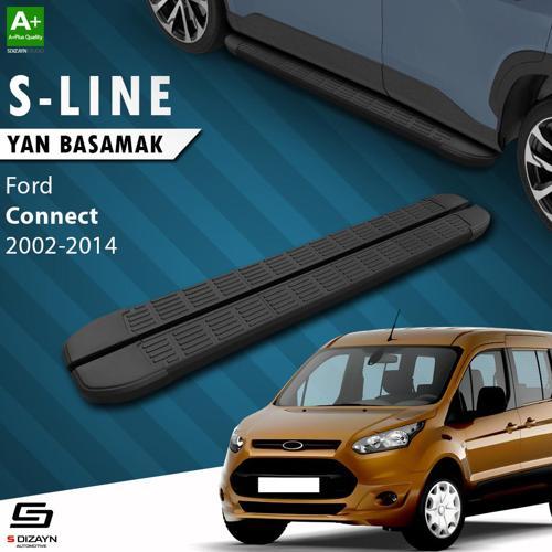 Ford Connect Uzun Şase S-Line Siyah Yan Basamak 203 Cm 2002-2014