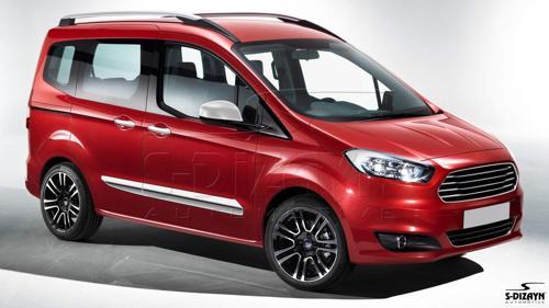Ford Courier Abs Krom Ayna Kapağı 2 Prç 2014-2017