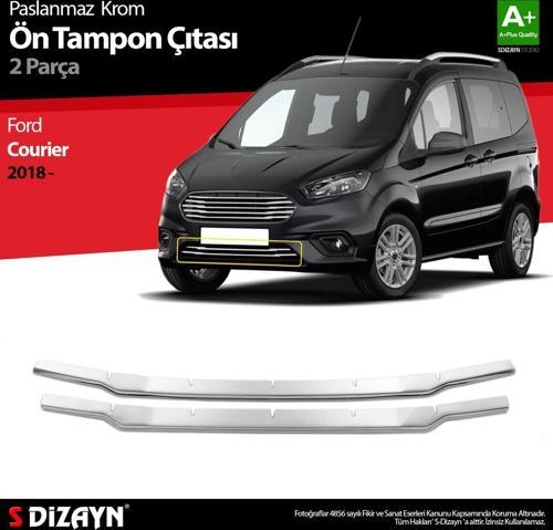 Ford Courier Krom Ön Tampon Çıtası 2 Prç. 2018-2022