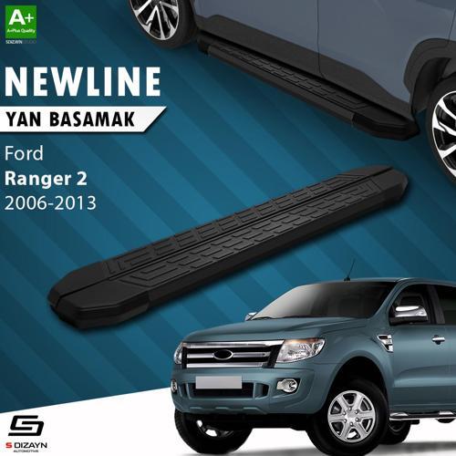 Ford Ranger 2 NewLine Siyah Yan Basamak 193 Cm 2006-2013