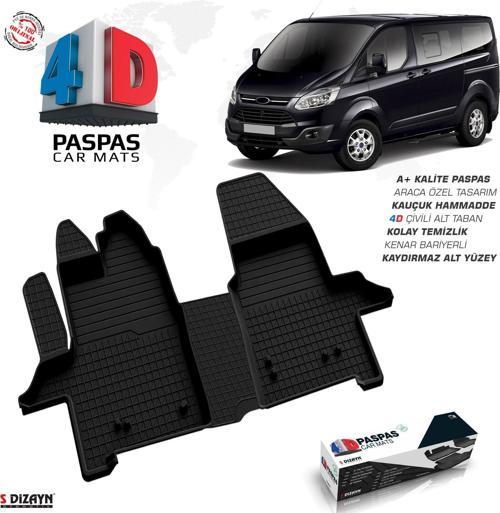 Ford Tourneo Custom 4D Havuzlu Paspas 2012 Üzeri A+Kalite