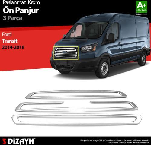Ford Transit Krom Ön Panjur 3 Parça 2014-2018