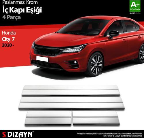 Honda City Krom İç Kapı Eşiği 4 Prç. 2020 Üzeri