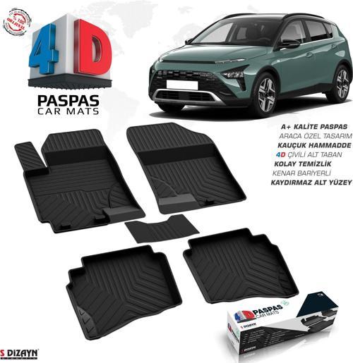 Hyundai Bayon 4D Havuzlu Paspas 2021 Üzeri A+Kalite
