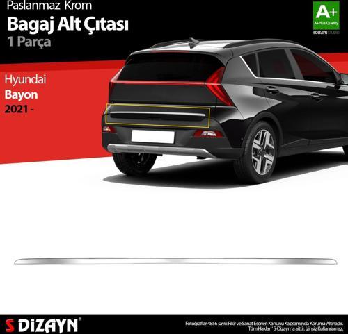 Hyundai Bayon Krom Bagaj Alt Çıtası 2021 Üzeri
