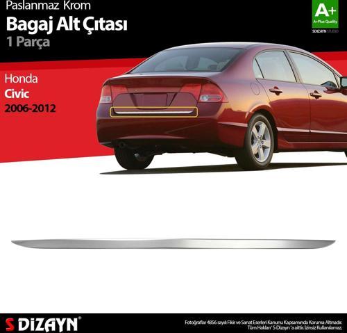 Honda Civic Krom Bagaj Alt Çıta 2006-2012