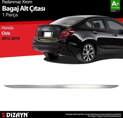 Honda Civic Krom Bagaj Alt Çıta 2012-2016
