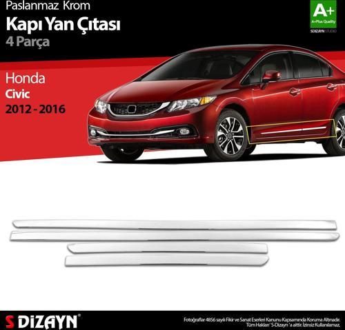 Honda Civic Krom Kapı Yan Çıtası 2012-2016