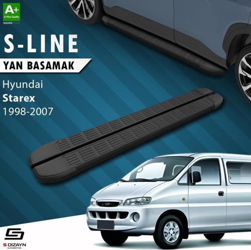 Hyundai H-1 Starex Uzun Şase S-Line Siyah Yan Basamak 213 Cm 1998-2007