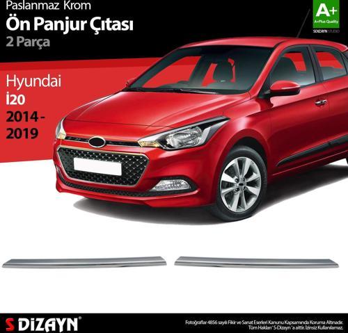 Hyundai i20 Krom Ön Panjur 2 Prç 2014-2018