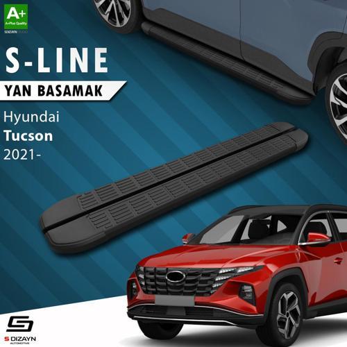 Hyundai Tucson 4 S-Line Siyah Yan Basamak 173 Cm 2021 Üzeri