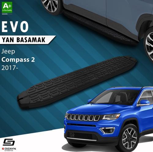Jeep Compass 2 Evo Siyah Yan Basamak 173 Cm 2017 Üzeri