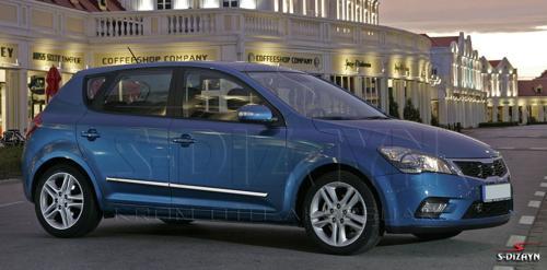 Kia Ceed Kapı Koruma Çıtası Krom 2006-2010