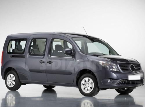 Mercedes Citan Krom Cam Çıtası 2 Prç. 2013 Üzeri