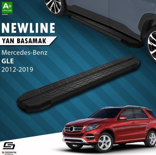 Mercedes GLE W166 NewLine Siyah Yan Basamak 193 Cm 2012-2019