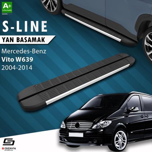 Mercedes Vito W639 Uzun Şase S-Line Aluminyum Yan Basamak 253 Cm 2004-2014