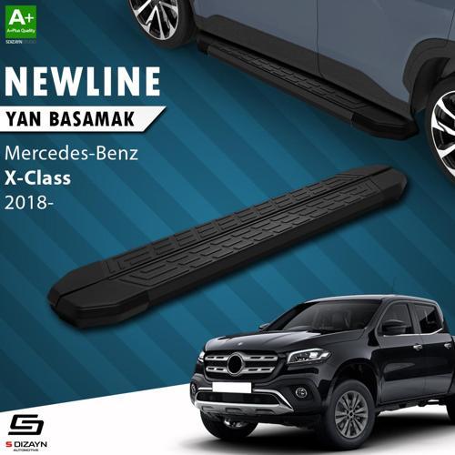 Mercedes X-Class NewLine Siyah Yan Basamak 203 Cm 2018 Üzeri