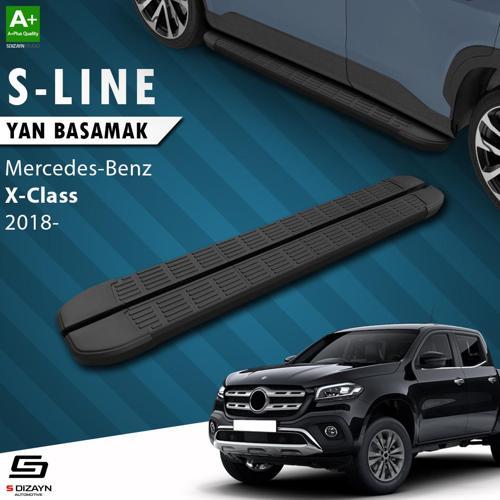 Mercedes X-Class S-Line Siyah Yan Basamak 203 Cm 2018 Üzeri
