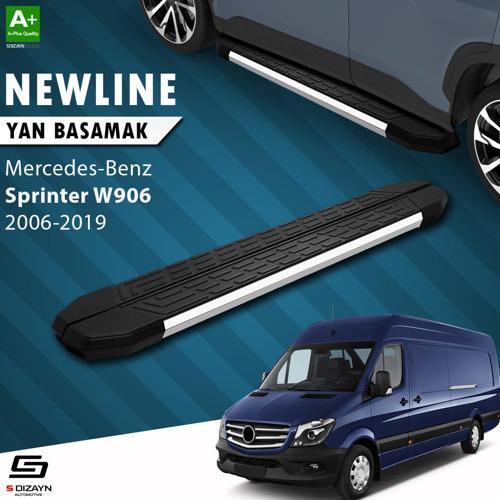 Mercedes Sprinter W906 Uzun Şase NewLine Krom Yan Basamak 333 Cm 2006-2019