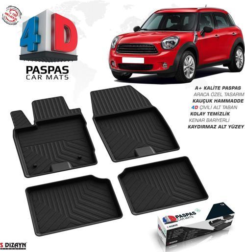 Mini Cooper Countryman 4D Havuzlu Paspas 2010-2017 A+Kalite