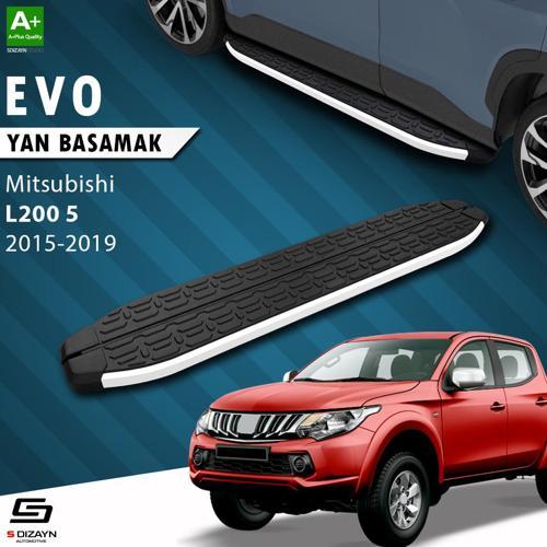 Mitsubishi L200 5 Evo Aluminyum Yan Basamak 193 Cm 2015-2019