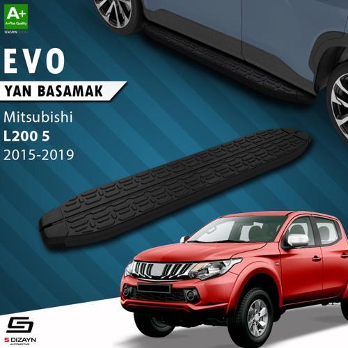 Mitsubishi L200 5 Evo Siyah Yan Basamak 193 Cm 2015-2019