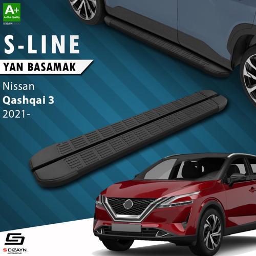 Nissan Qashqai 3 S-Line Siyah Yan Basamak 173 Cm 2021 Üzeri