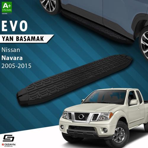 Nissan Navara 2 Evo Siyah Yan Basamak 203 Cm 2005-2015