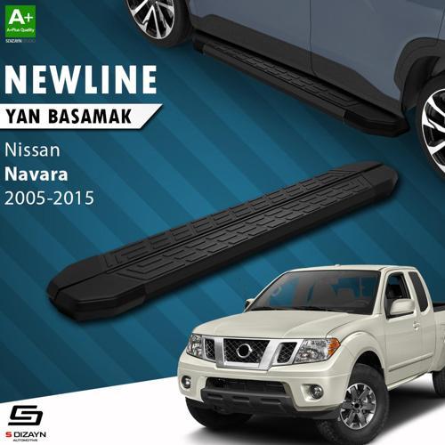 Nissan Navara 2 NewLine Siyah Yan Basamak 203 Cm 2005-2015