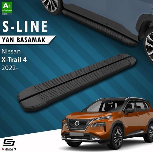 Nissan X-Trail T33 S-Line Siyah Yan Basamak 183 Cm 2022 Üzeri